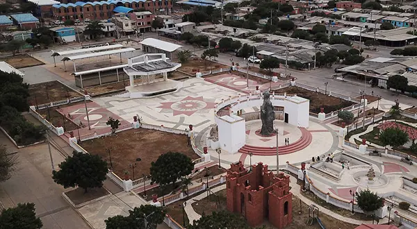 Vista aérea de la Plaza de la Princesa Negra